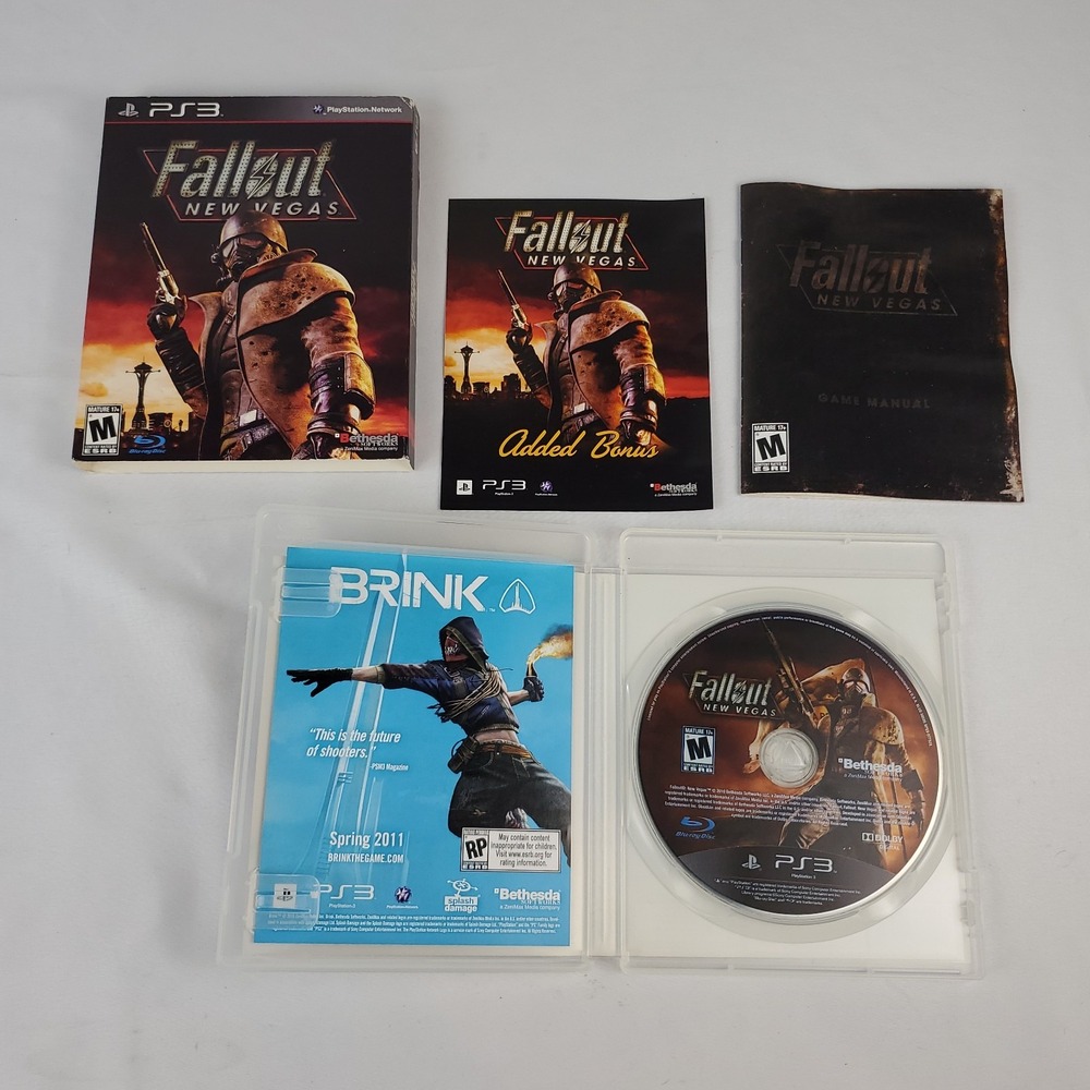 Fallout: New Vegas - Complete With Sleeve (Sony PlayStation 3, 2010)